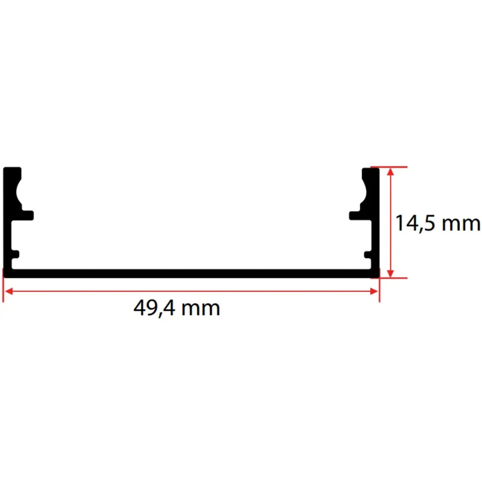 50MM Kanal LED Profili
