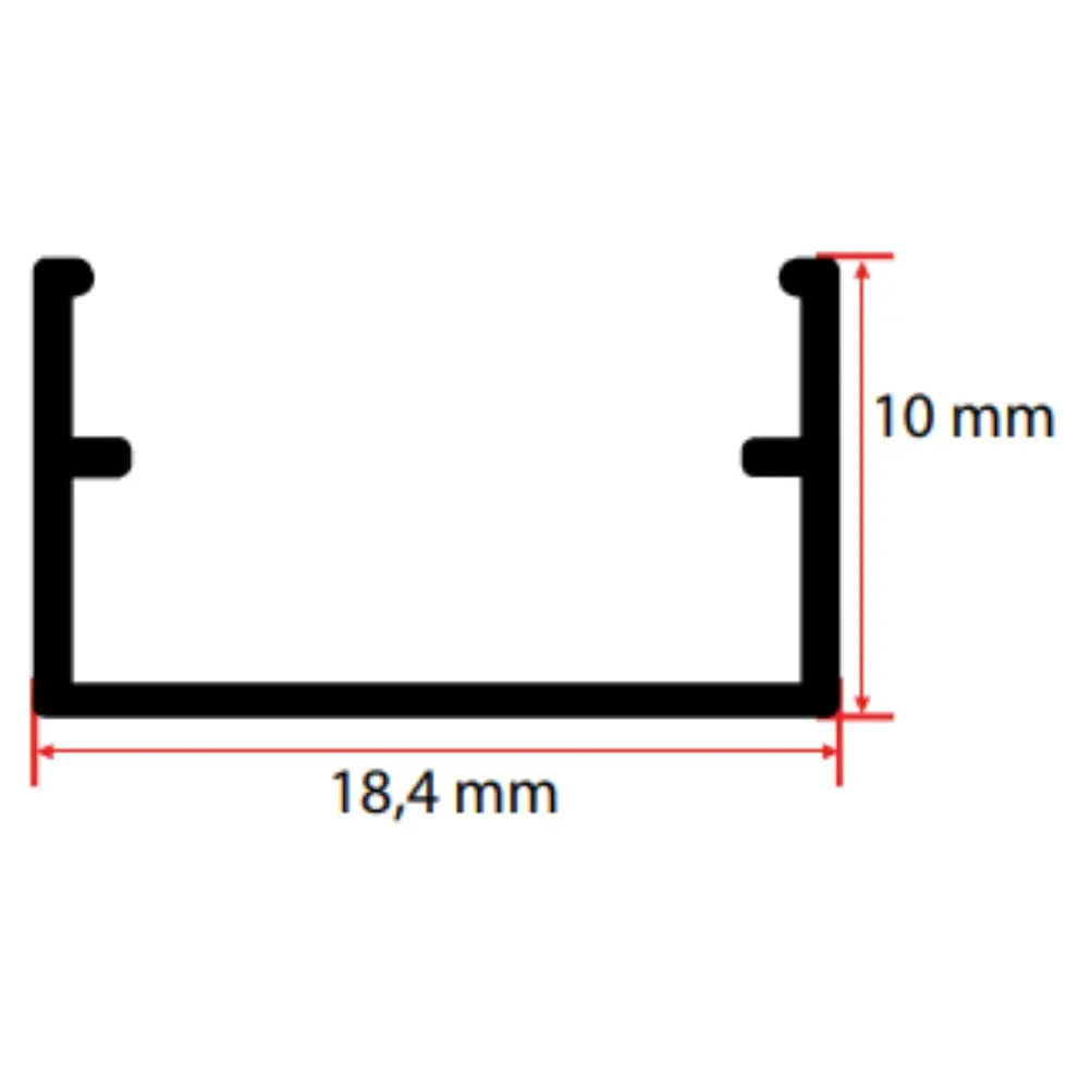 10X18 Kanal LED Profili